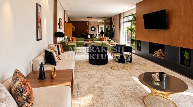 Villa moderne en location sur la route de Fès