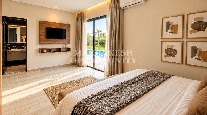 Villa moderne en location sur la route de Fès