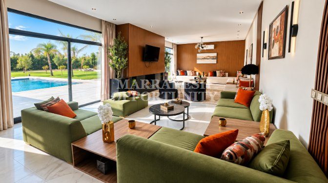 Villa moderne en location sur la route de Fès