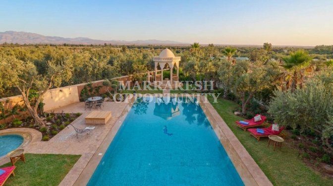 Somptueuse villa meublé à louer sur la Rte de l'ourika