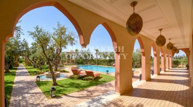 Somptueuse villa meublé à louer sur la Rte de l'ourika