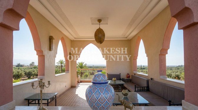 Somptueuse villa meublé à louer sur la Rte de l'ourika