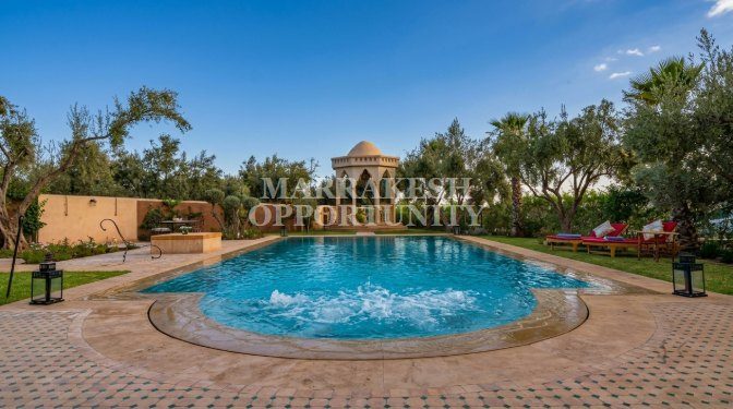 Somptueuse villa meublé à louer sur la Rte de l'ourika