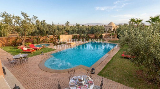 Somptueuse villa meublé à louer sur la Rte de l'ourika