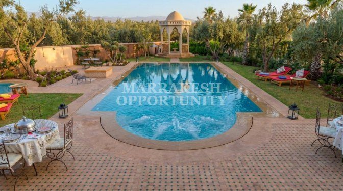 Somptueuse villa meublé à louer sur la Rte de l'ourika