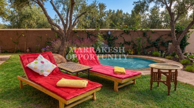 Somptueuse villa meublé à louer sur la Rte de l'ourika