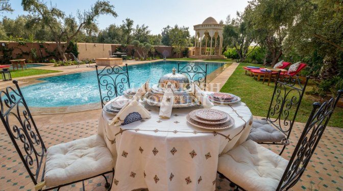 Somptueuse villa meublé à louer sur la Rte de l'ourika
