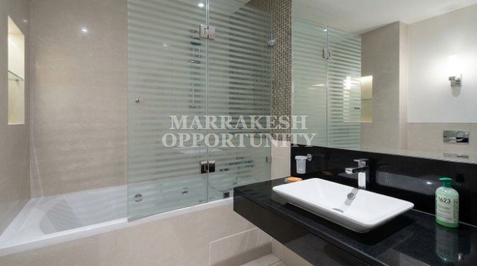 Appartement rez-de-jardin meublé à louer à Agdal