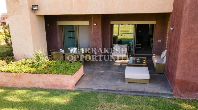 Appartement rez-de-jardin meublé à louer à Agdal