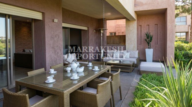 Appartement rez-de-jardin meublé à louer à Agdal